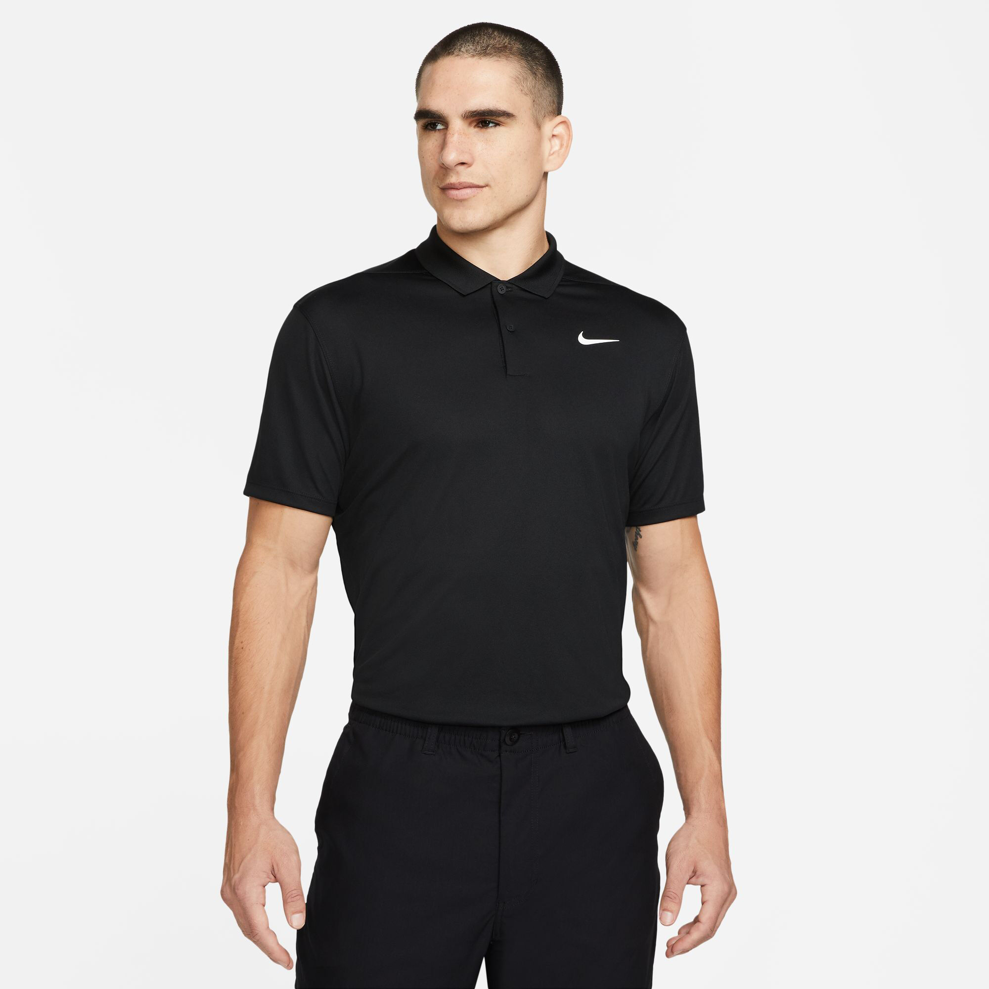 Dri-Fit Polo Herren - Schwarz