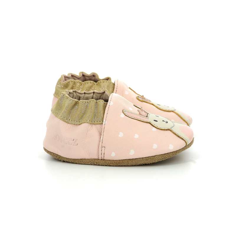 Chaussons cuir tannage vegetal Princessbunny
