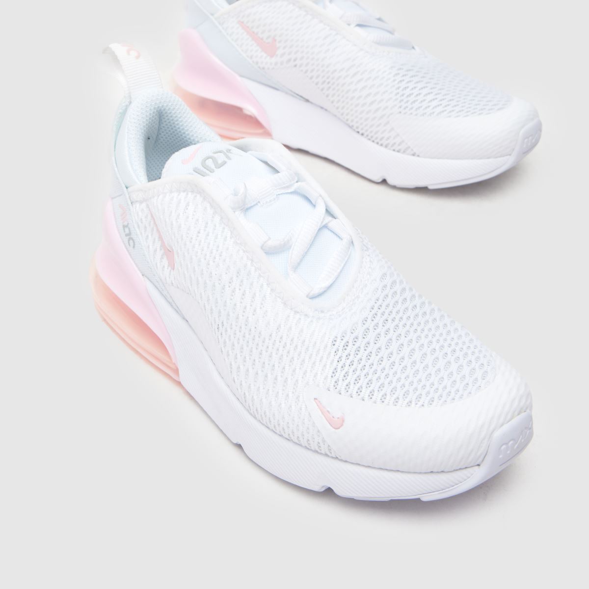 Nike vita Air Max 270 flickor junior träningsskor