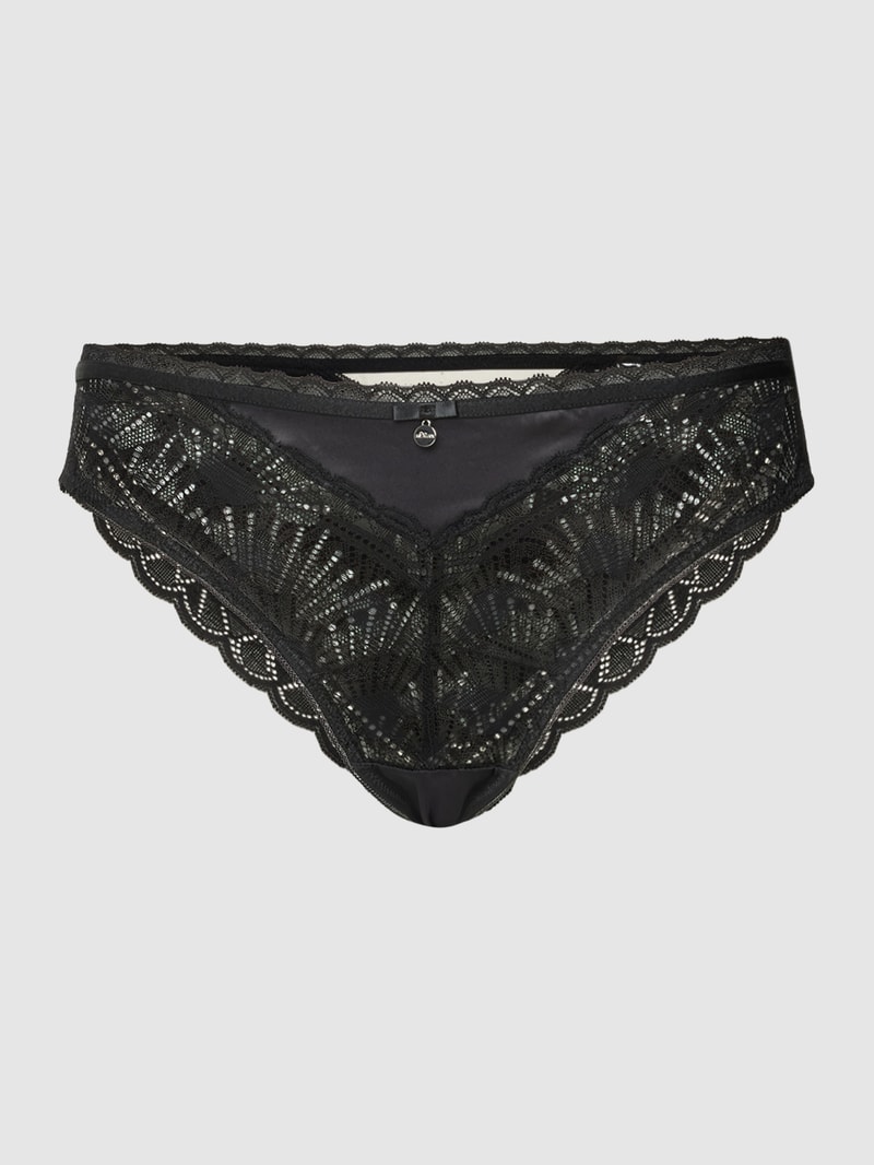 Slip aus Spitze Modell 'Adele Panty' in schwarz