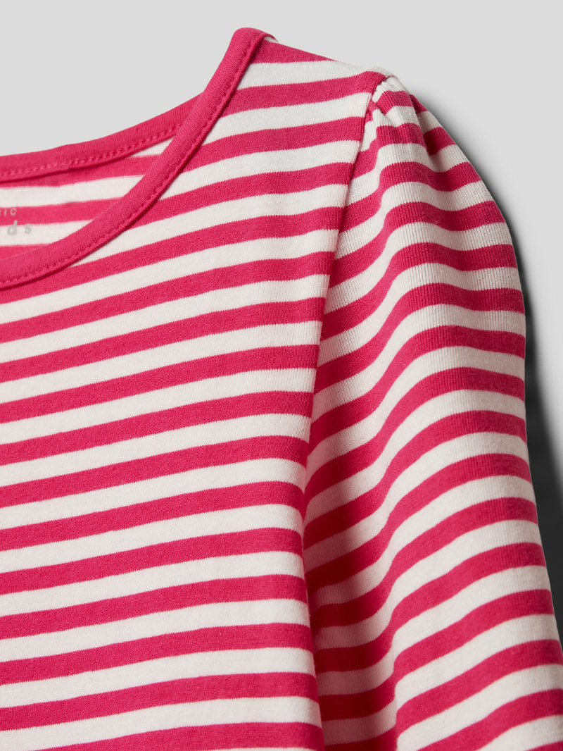Kleid mit Streifenmuster Modell 'VALENTINA' in pink