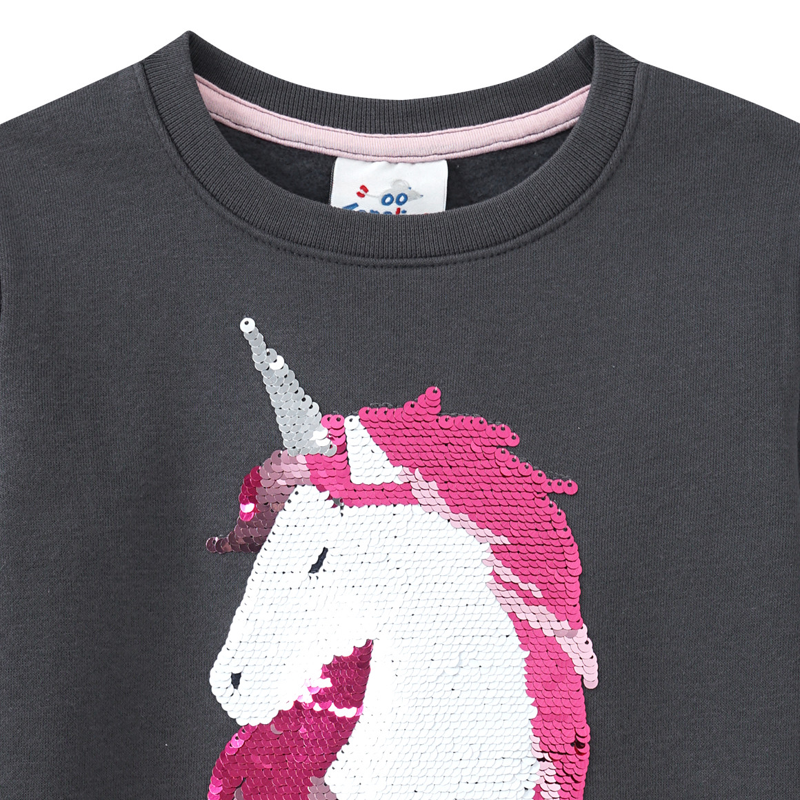 Mädchen Sweatshirt mit Wendepailletten