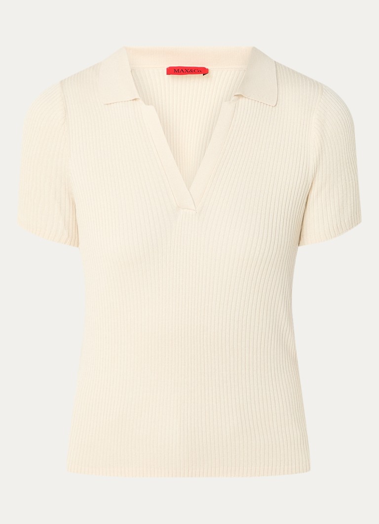 Max & Co Sigma fine knit top with stretch