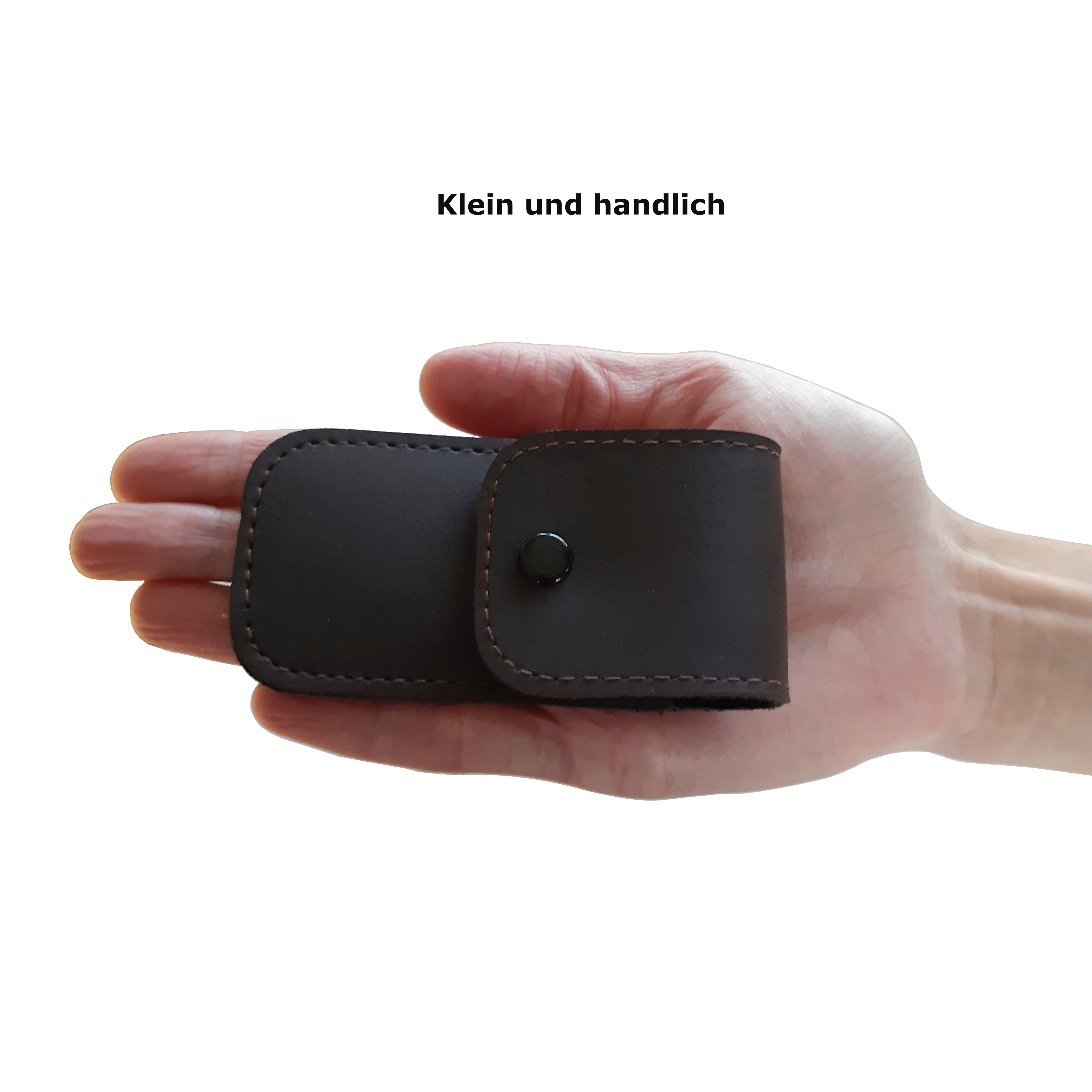 Nagelwerkstatt Nagelschere Profi Nagelset - extra scharfe Nagelschere aus rostfreiem Edelstahl - inklusive Feile in einem edelen Etui - auch für Linkshänder geeignet, (Set), Gebogene, sehr scharfe Schneide - für Finger- und Fußnägel