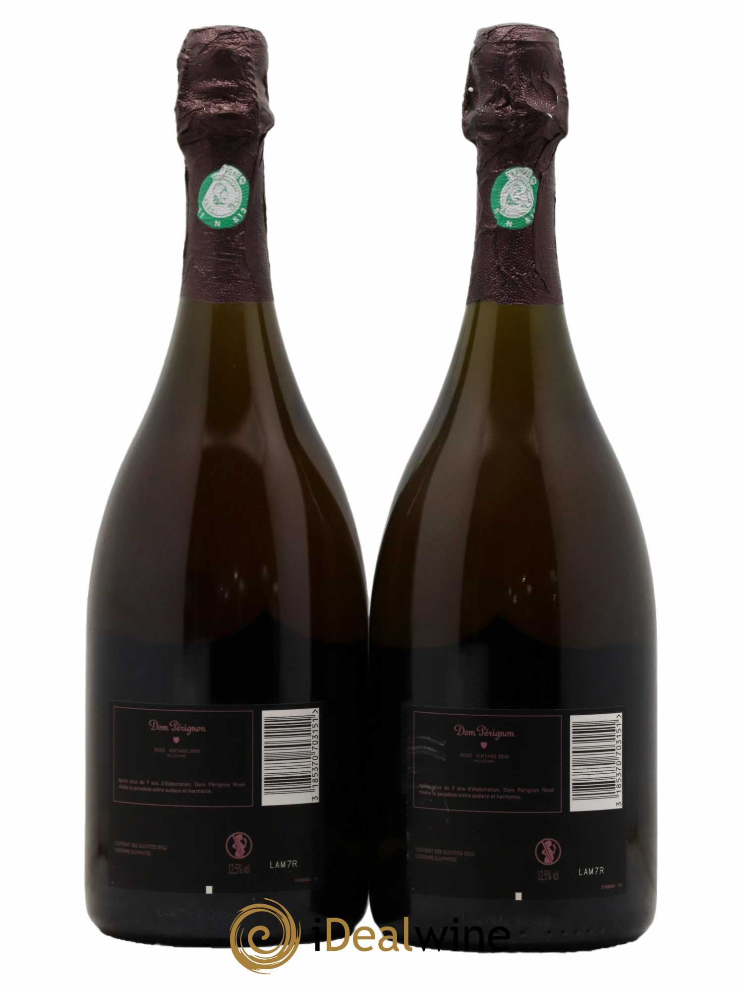 Brut Dom Pérignon  2008 - Lot de 2 Bouteilles