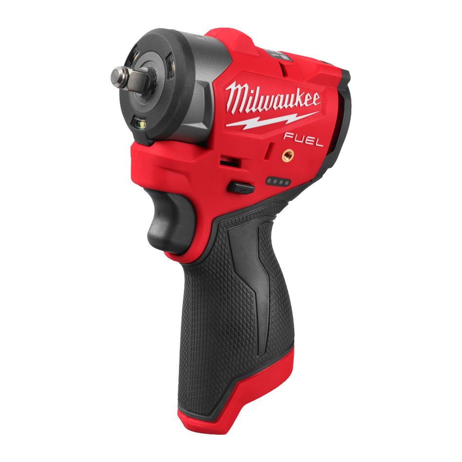 Milwaukee 4933498969 M12 FUEL Kisméretű akkus ütvecsavarozó â…œ'' dörzsgyűrűvel, akkumulátor és töltő nélkül