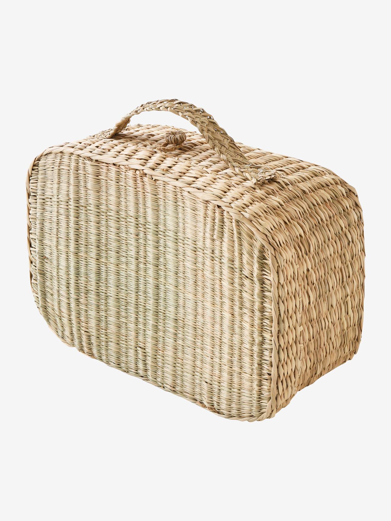 Valisette déco en herbier beige