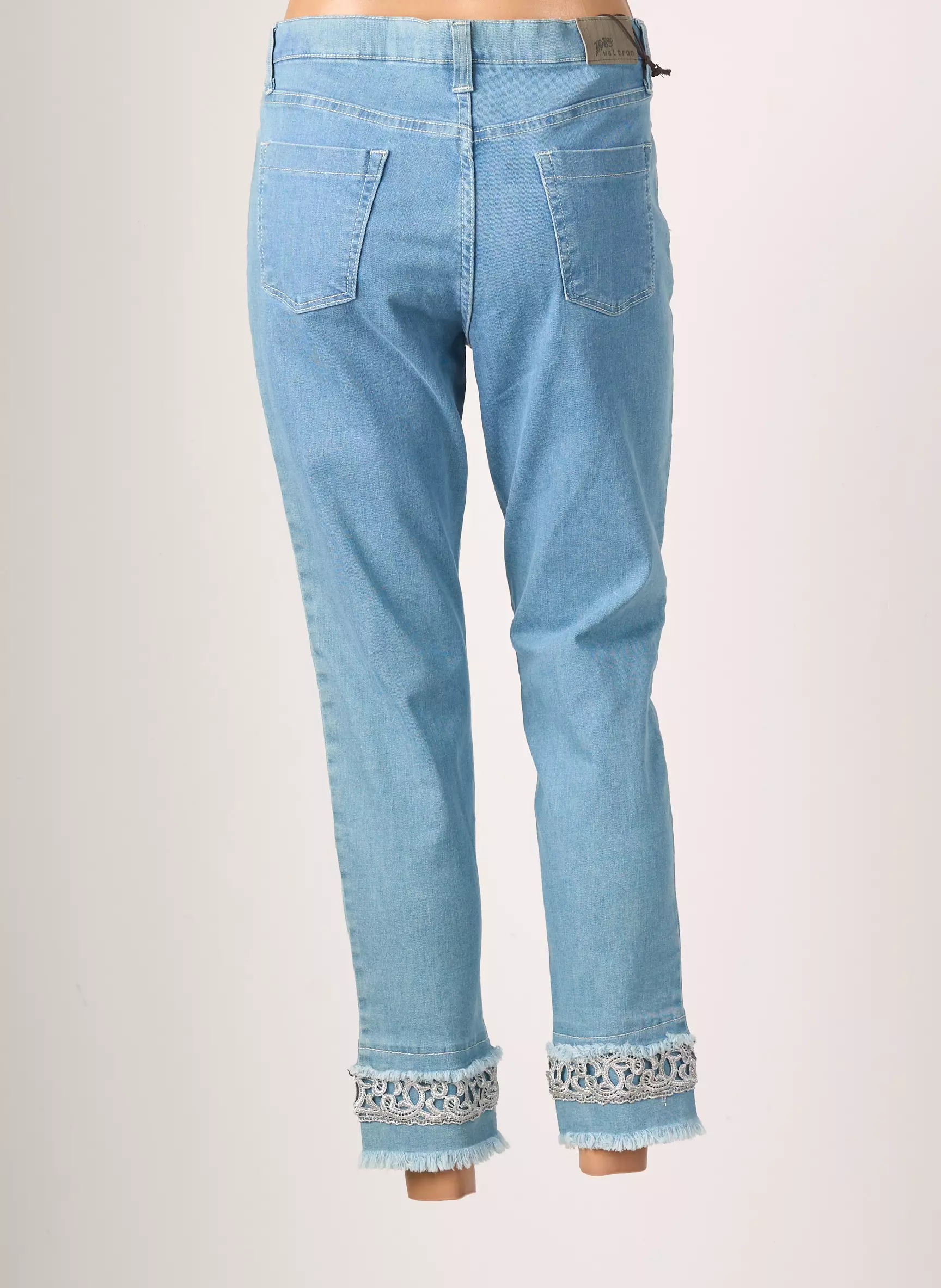 Waltron Pantalon7 8 Femme couleur bleu