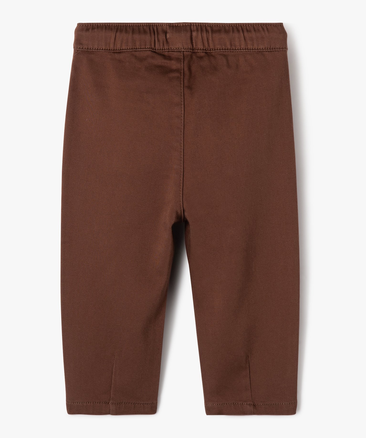 Pantalon loose à poches plaquées bébé Garçon marron | GEMO