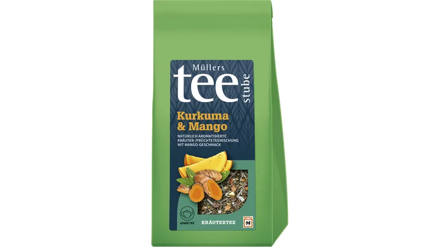 Müllers Teestube Kräutertee Lose Kurkuma & Mango 75 g
