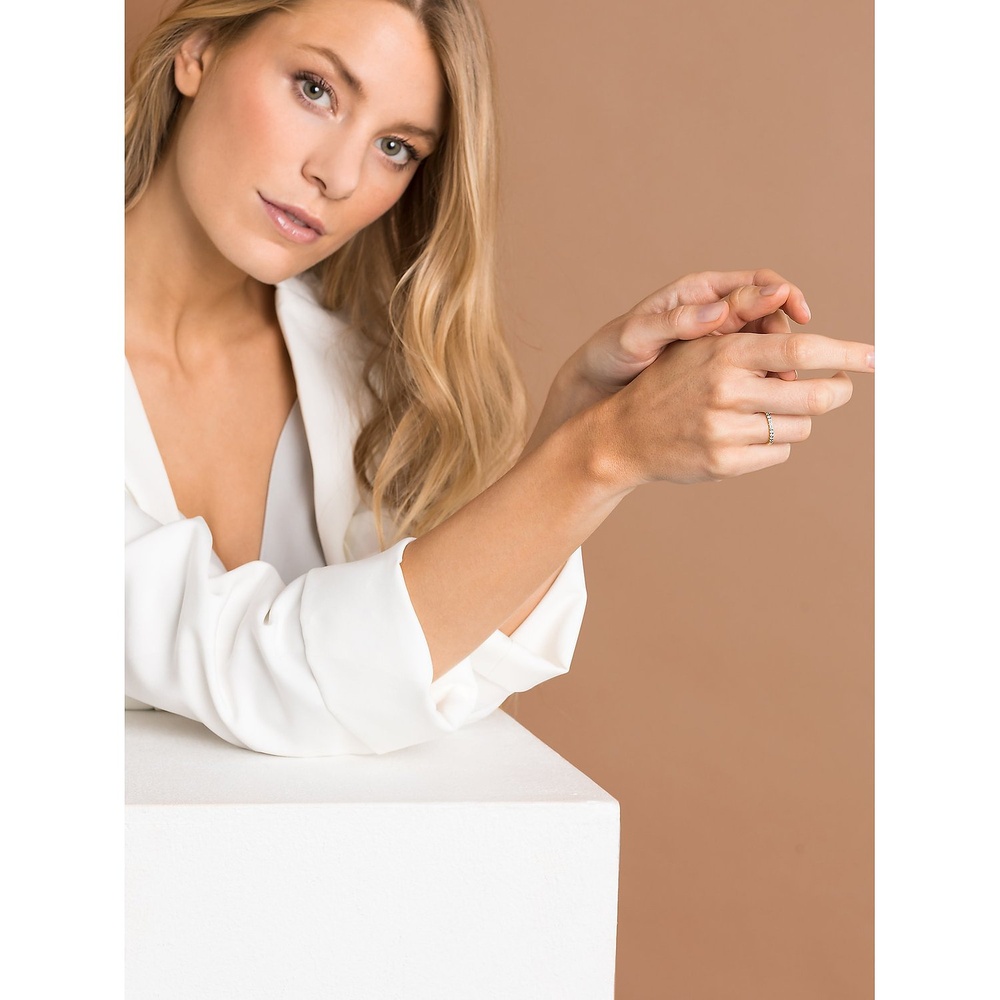 Valeria Bague pour femme 585 Or jaune or jaune Bague