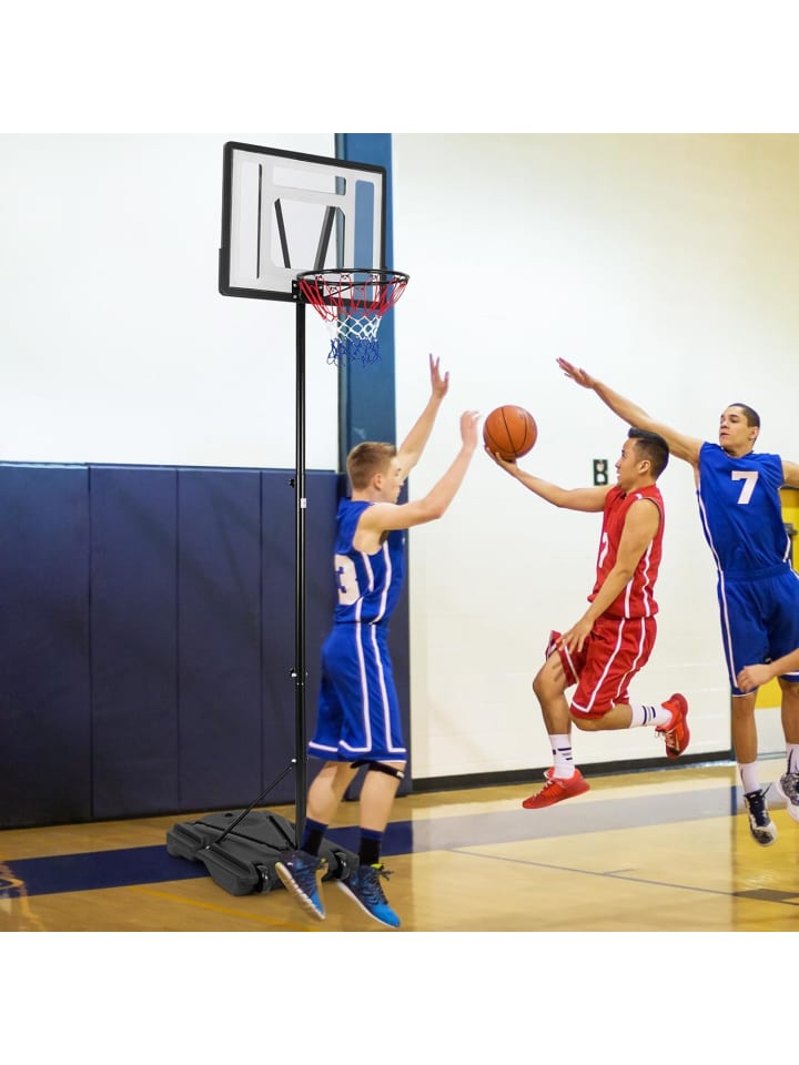 COSTWAY Basketballständer 172-305cm in Schwarz günstig kaufen onesize