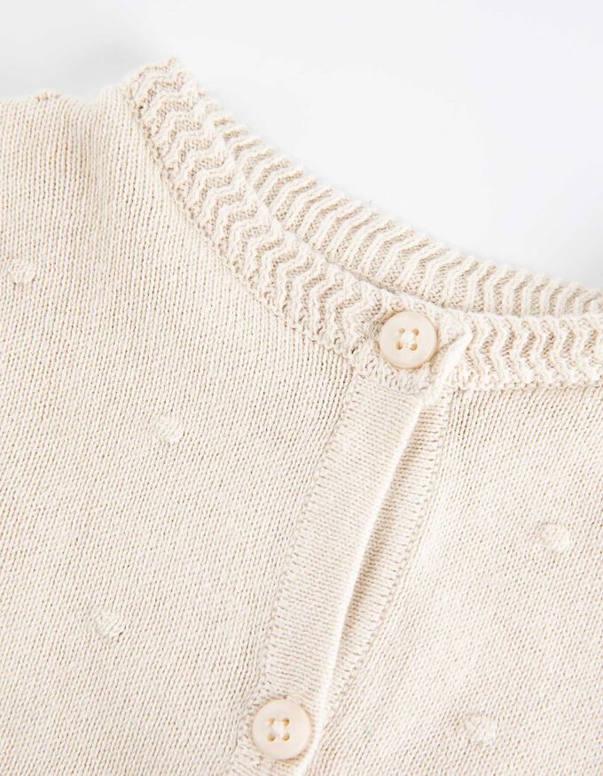 Strickjacke - Gerollte Abschlüsse