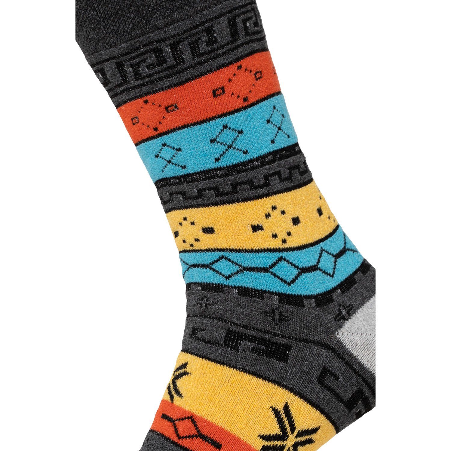 Chili Lifestyle Strümpfe Thermo Color Socken, 6 Paar, für Herren und Damen, Winter farbig bunt