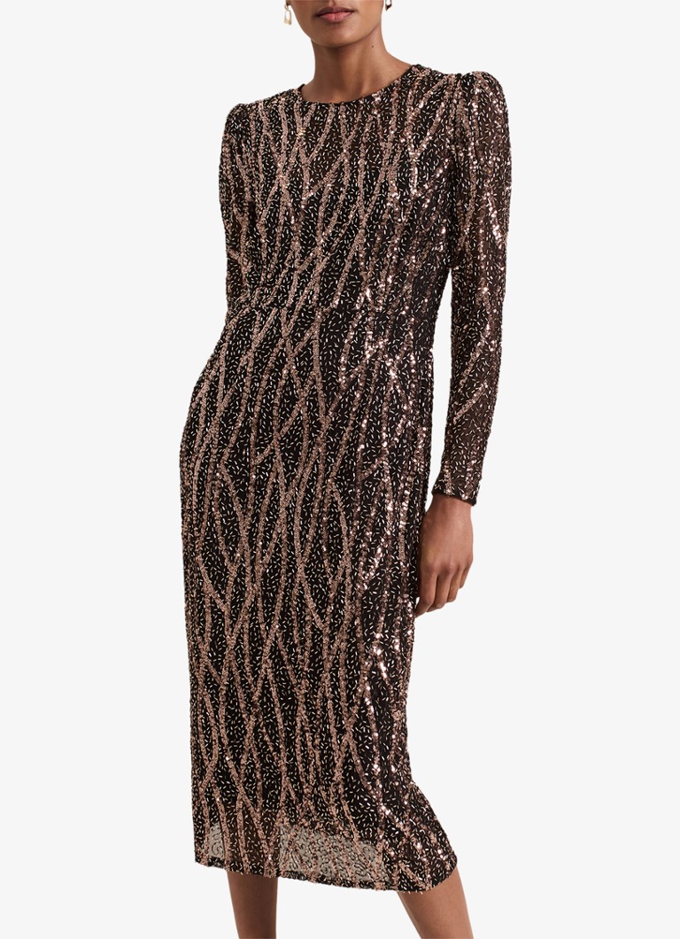 Phase Eight Kaleigh midi dress with sequins