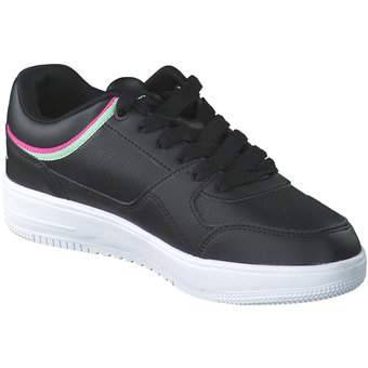 Champion Rebound Vintage Low Sneaker in schwarz