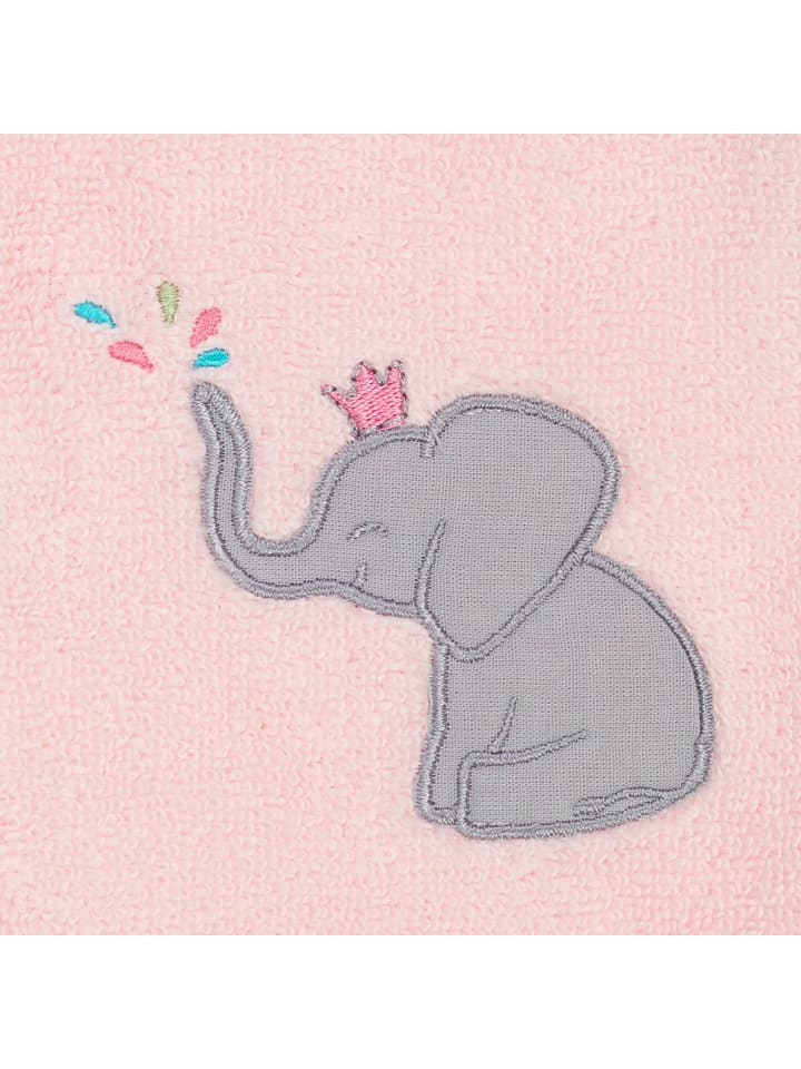 Smithy Smithy Kapuzentücher Pastellflausch Elefant rosa in rosa günstig kaufen 100 x 100 cm