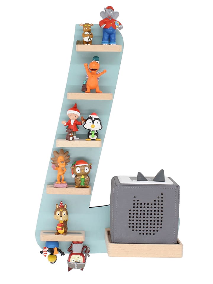 BOARTI Holz Regal Buchstabe L für Toniebox Tonies Figuren in Grün günstig kaufen onesize