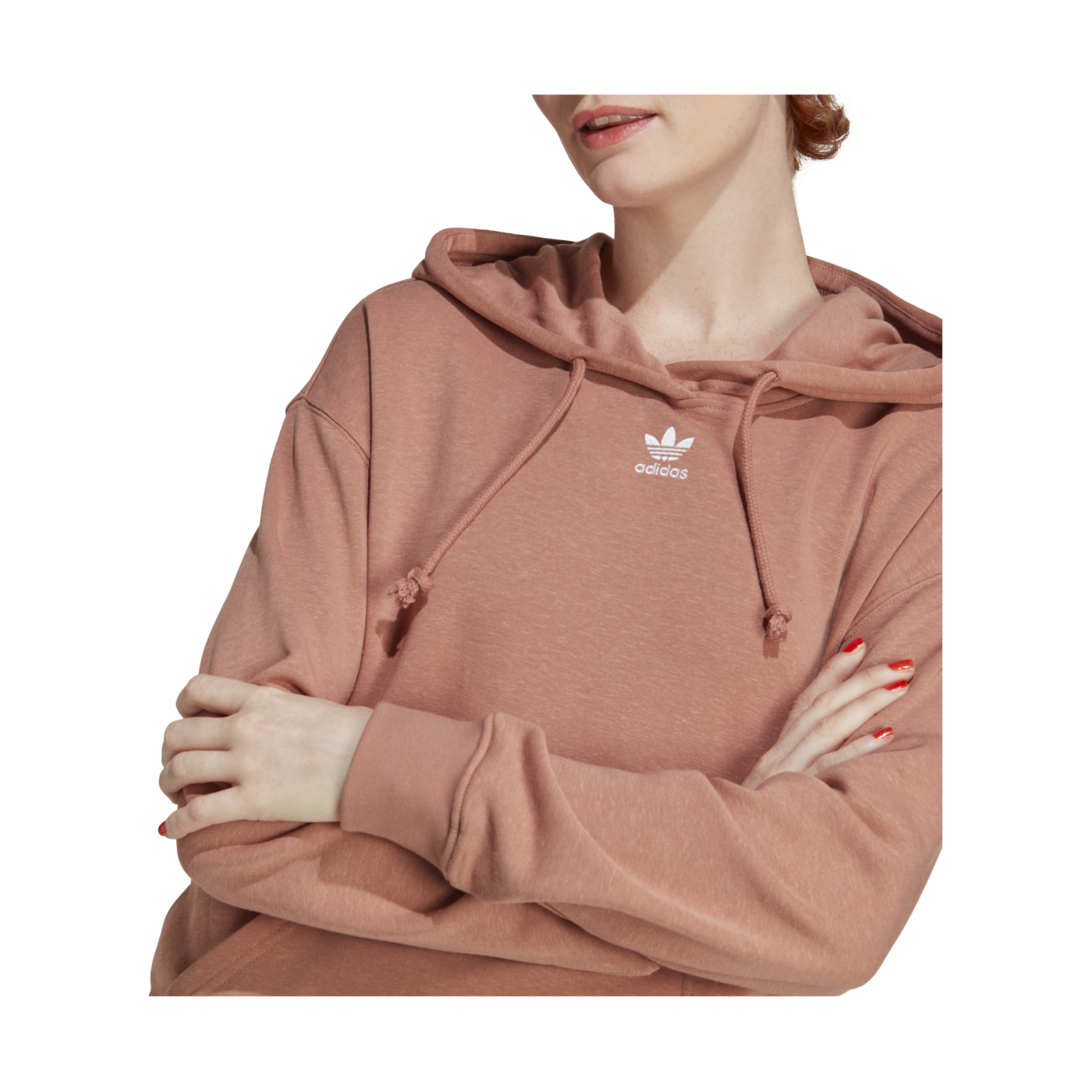 adidas Essentials Hoody Damen Beige