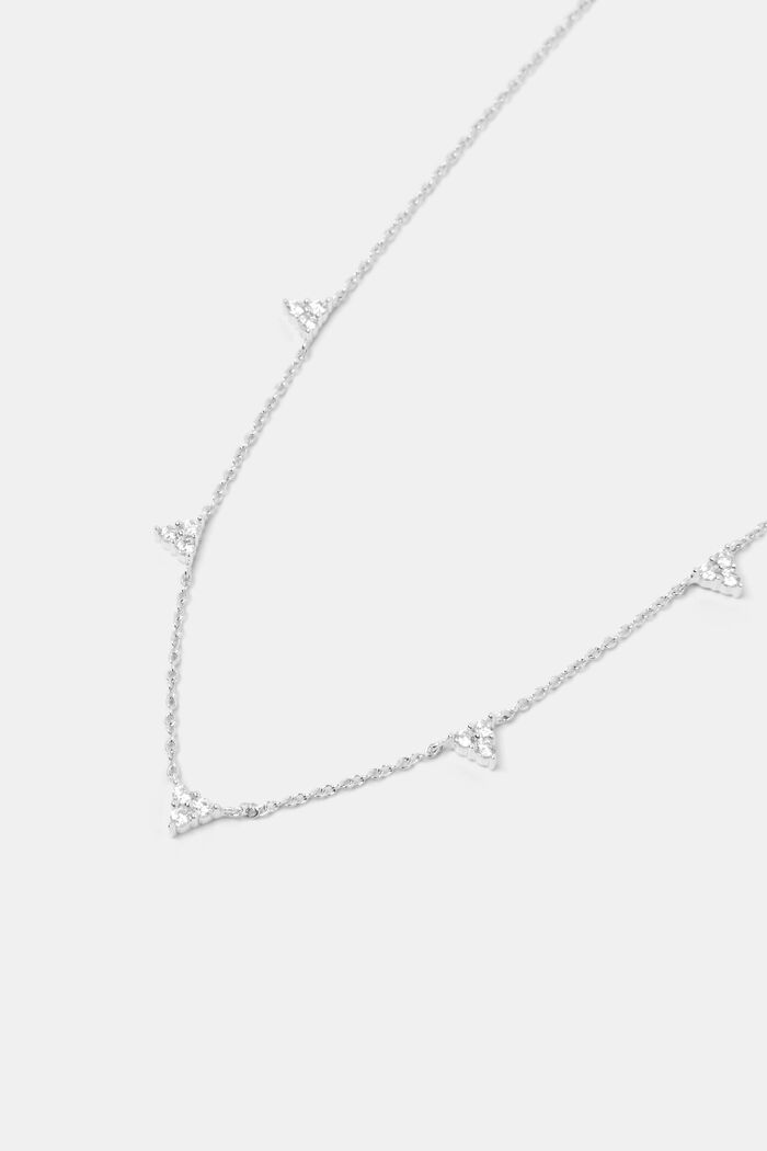 Halskette mit Zirkonia aus Sterlingsilber