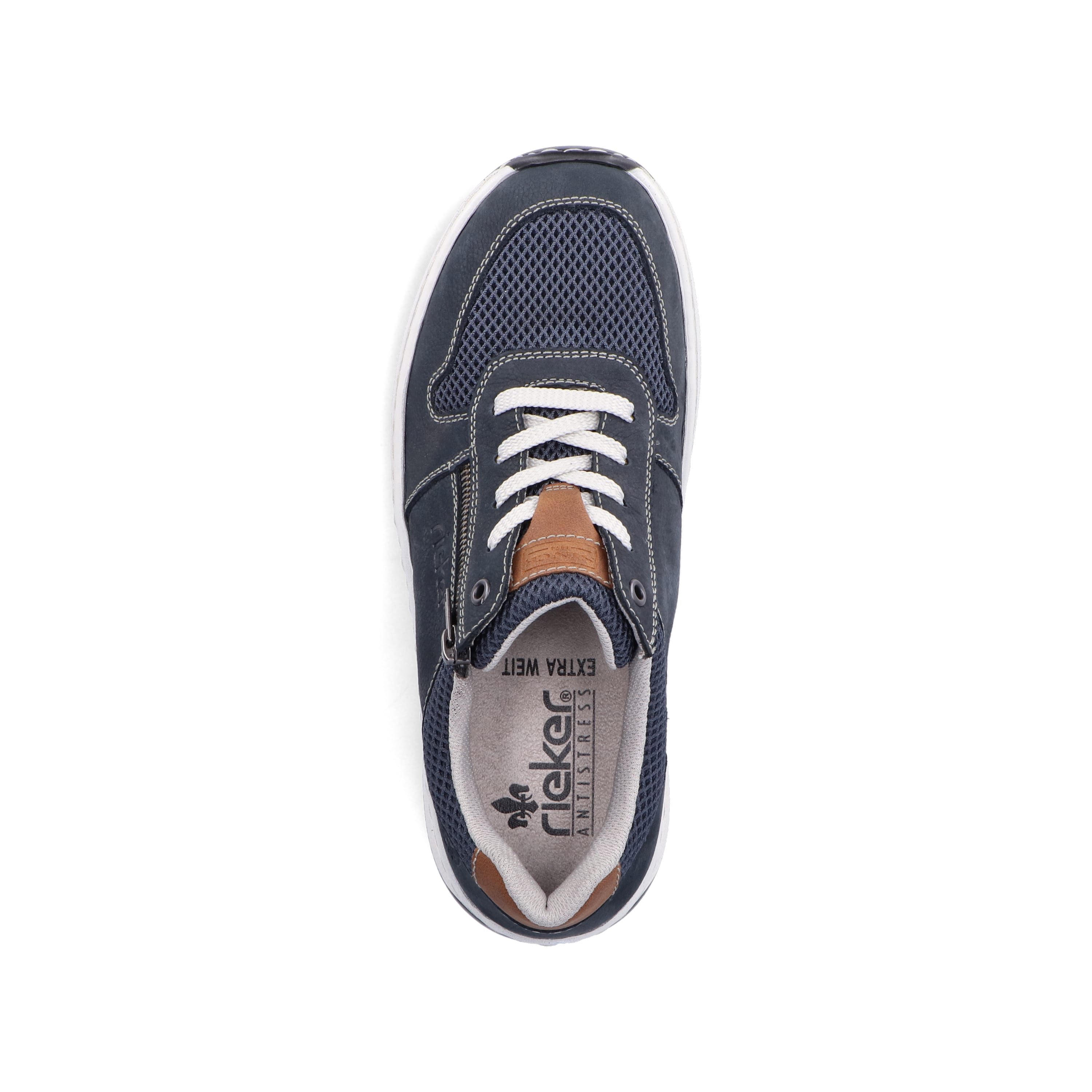 Rieker Herren Schnürschuhe ozeanblau