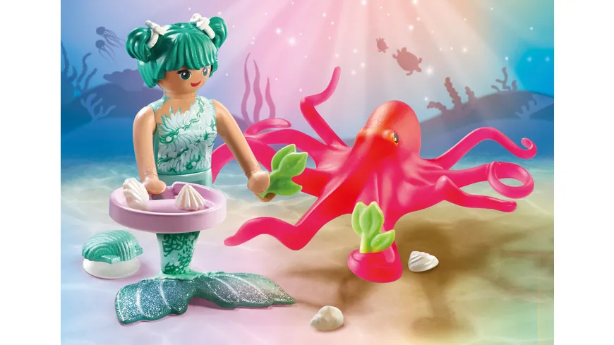 PLAYMOBIL 71503 - Princess Magic - Meerjungfrau mit Farbwechselkrake