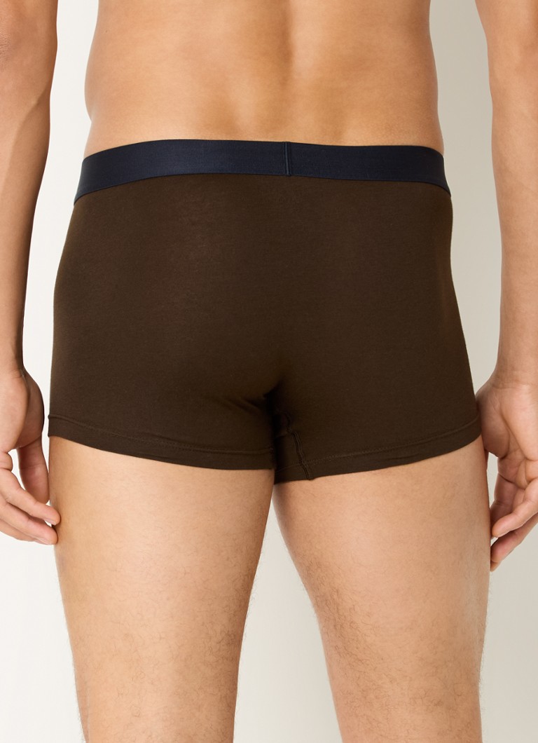 Pantaloni scurți boxer originali Tommy Hilfiger cu bandă cu logo în talie, 3 bucăți per pachet