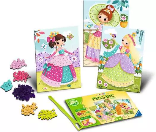 Mosaic Junior Princess - Bastelset für Kinder ab 4 Jahren