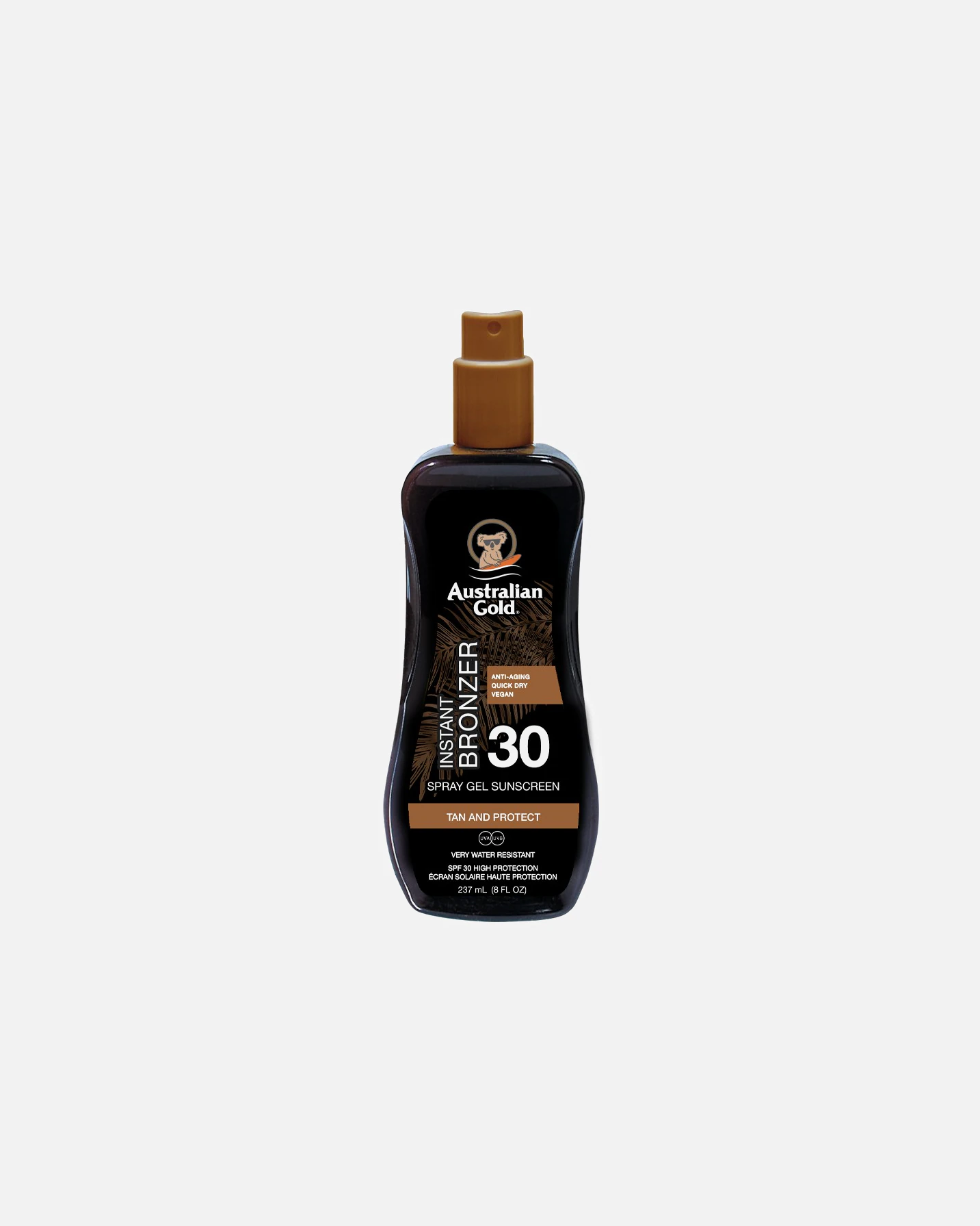 Australian Gold SPF 30 Spray Gel med bruningsmiddel