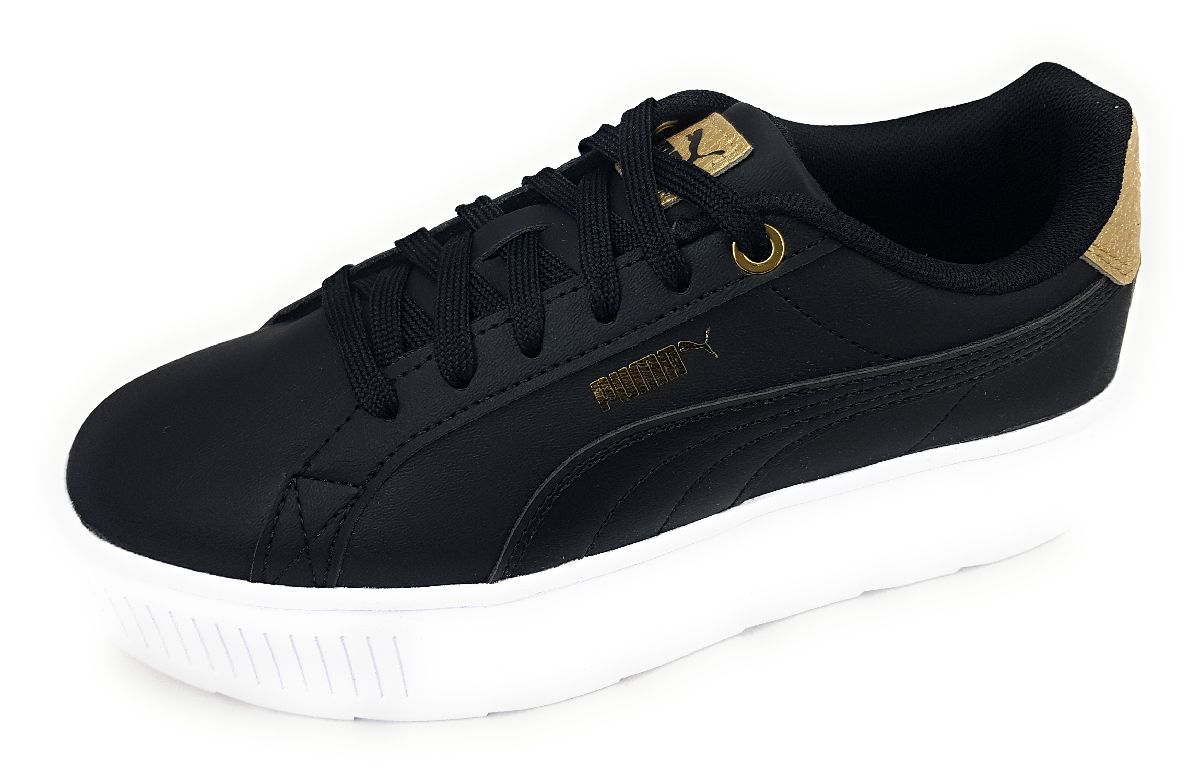 Puma Karmen Distressed 387636 Schwarz 01 Black/Gold