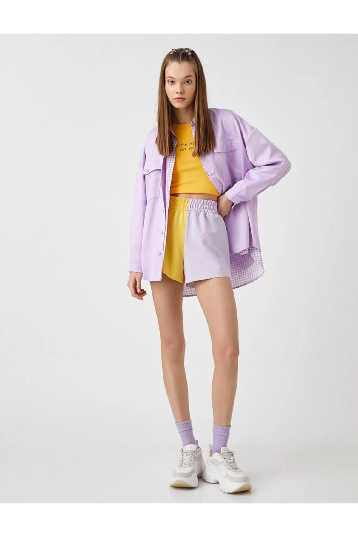 Koton  Shorts mit hoher Taille