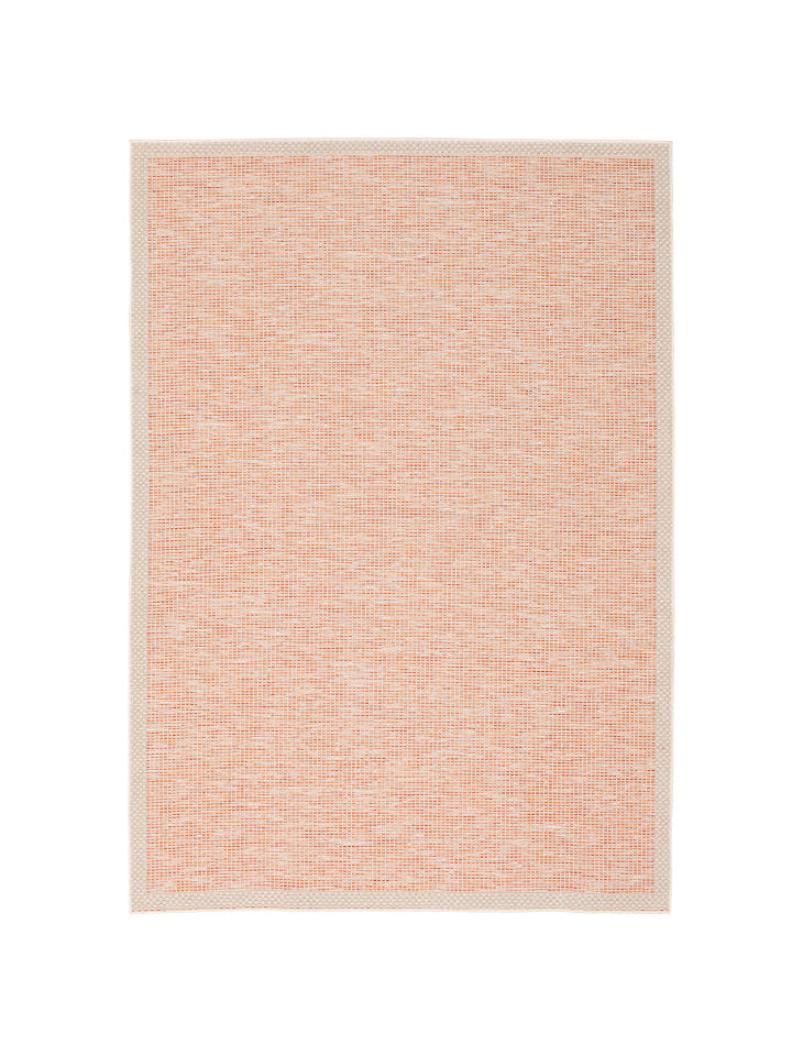 Pergamon In & Outdoor Teppich Flachgewebe Ottawa Bordüre in Terracotta günstig kaufen
