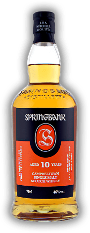 Springbank 10 Years Springbank 10 Years Der klassische Campbeltown Whisky. Alter 10 J. - 0,7	 Liter - Vol 46%