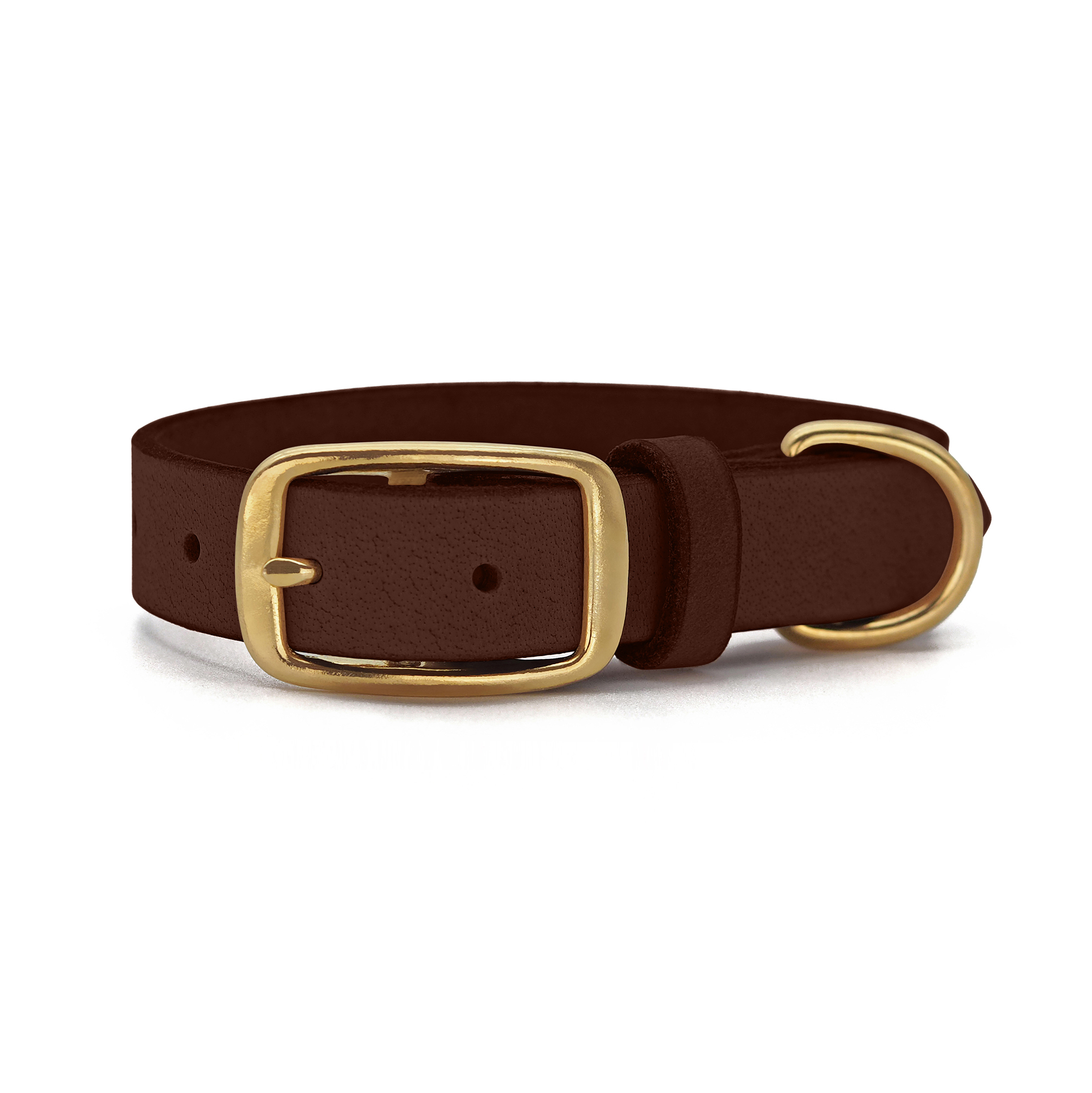 THE DOG IDEA Hundehalsbänder THE DOG IDEA Leder Halsband Braun XS