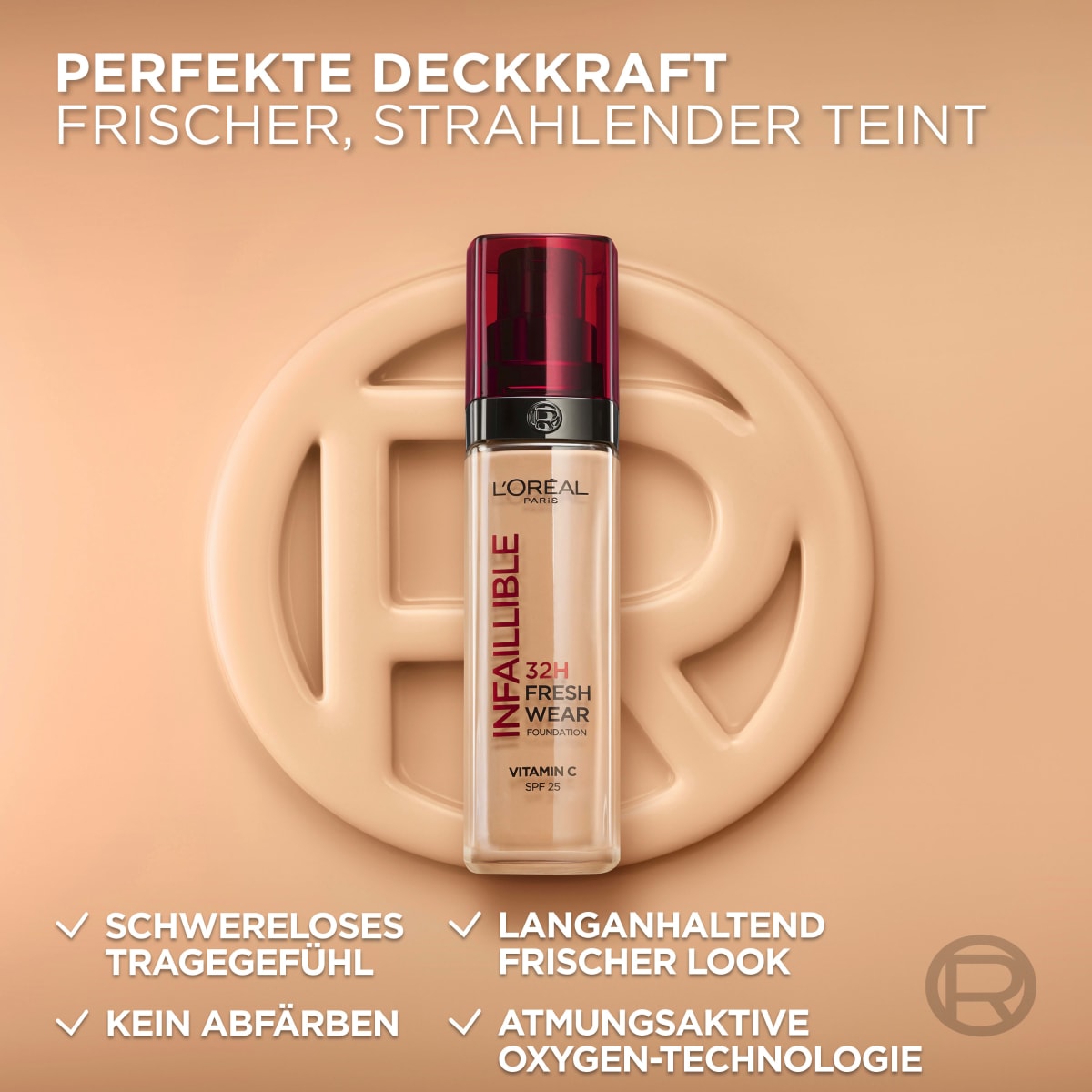 Foundation Infaillible 32H Fresh Wear 132, 30 ml