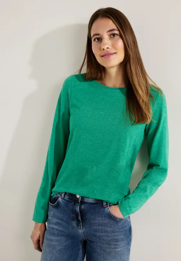 CECIL Langarmshirt mit Gummibund