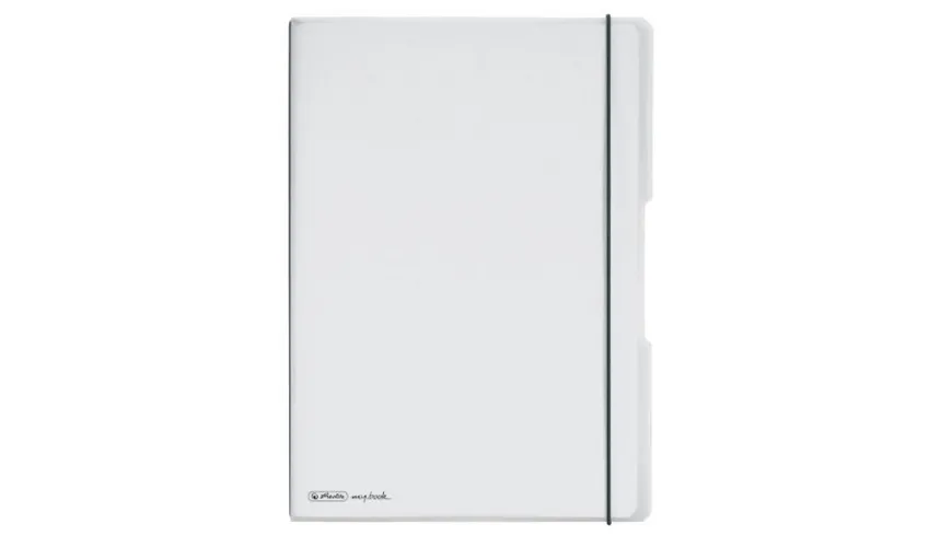 herlitz my.book flex Notizheft PP A4 transparent liniert/kariert transparent