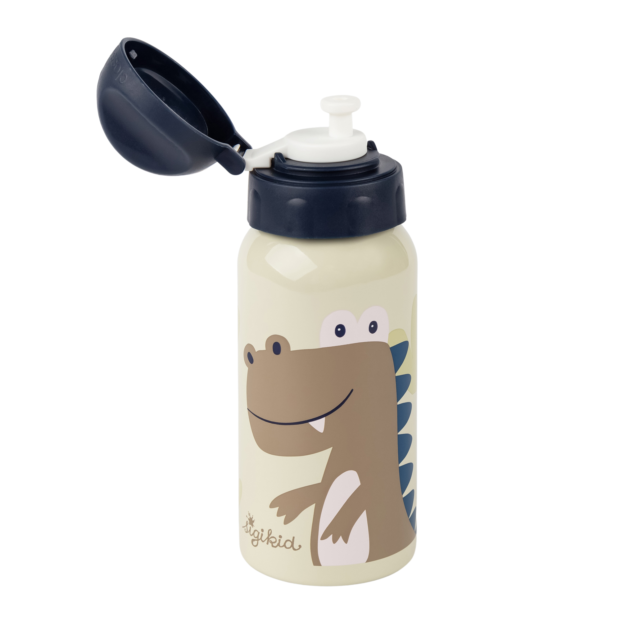 Kinder Set Edelstahl-Trinkflasche und Brotbox Dino