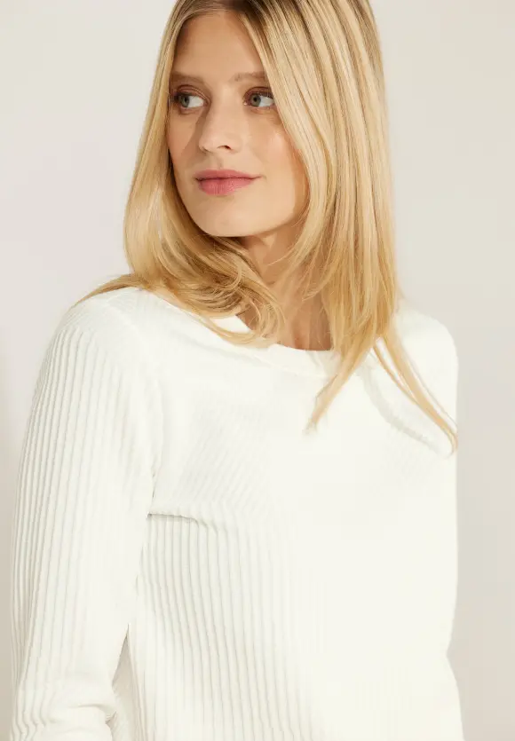 CECIL Langarmshirt mit Struktur