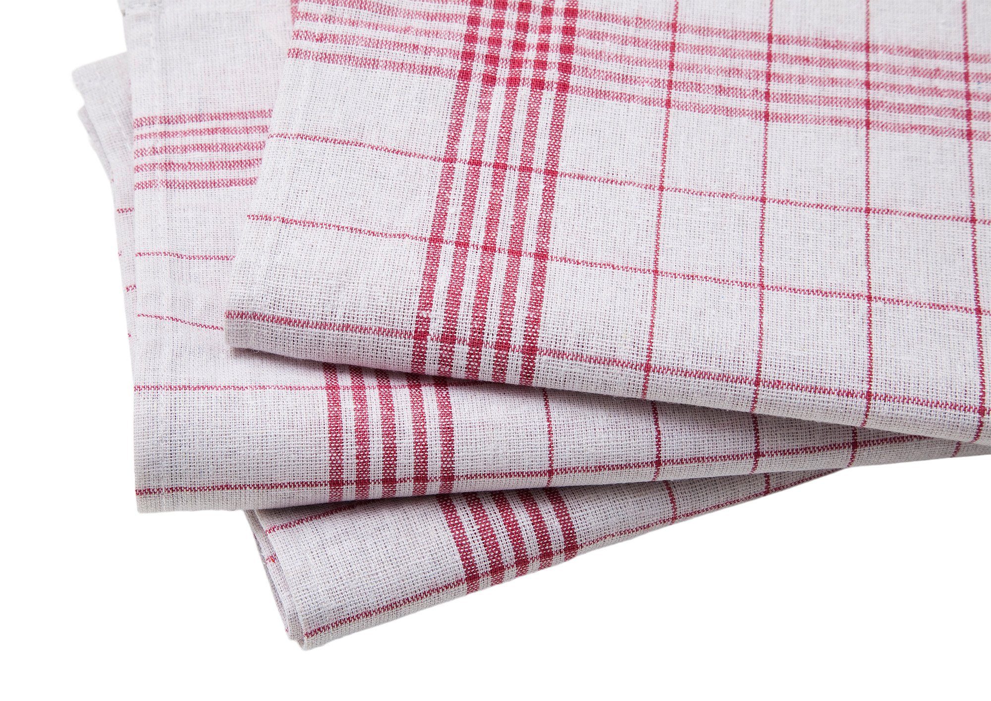 Hometex Premium Textiles Geschirrtuch Trockentuch, Allzweck-Tücher kariert 50x70 cm aus 100% Baumwolle, Premium-Qualität - Vielfältig einsetzbares 10er Set