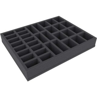 Feldherr 50 mm Full-Size mit 34 Fächern gemischter Größe und Boden