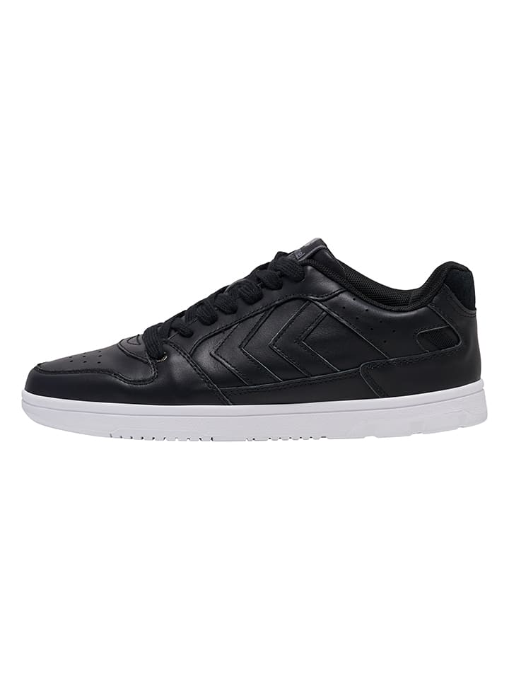 Hummel Leder-Sneakers  in Schwarz günstig kaufen