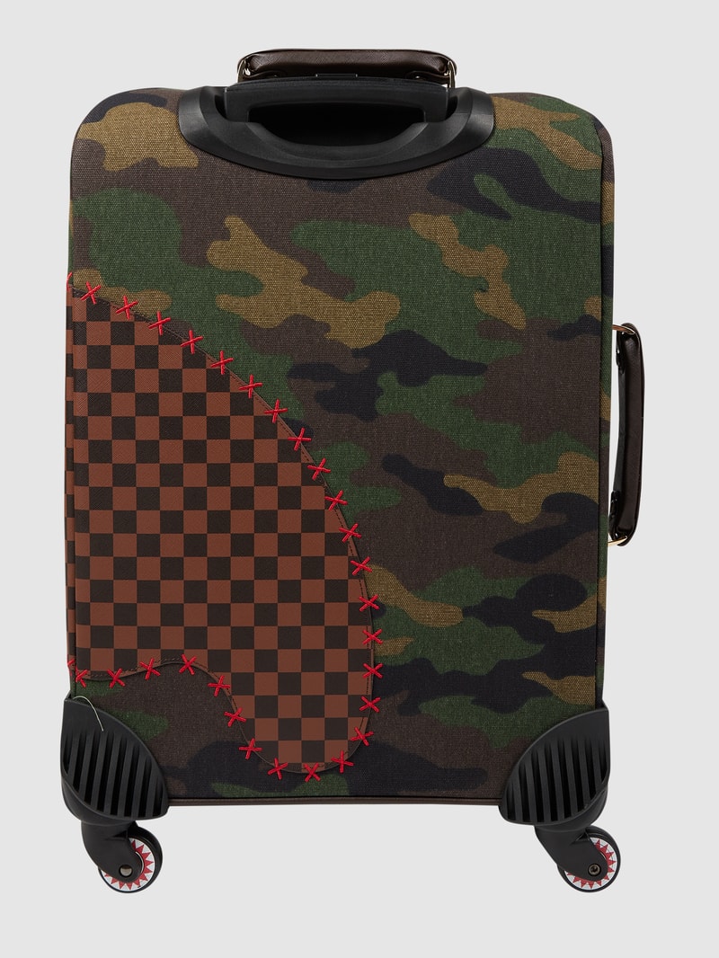 Trolley aus Canvas in khaki