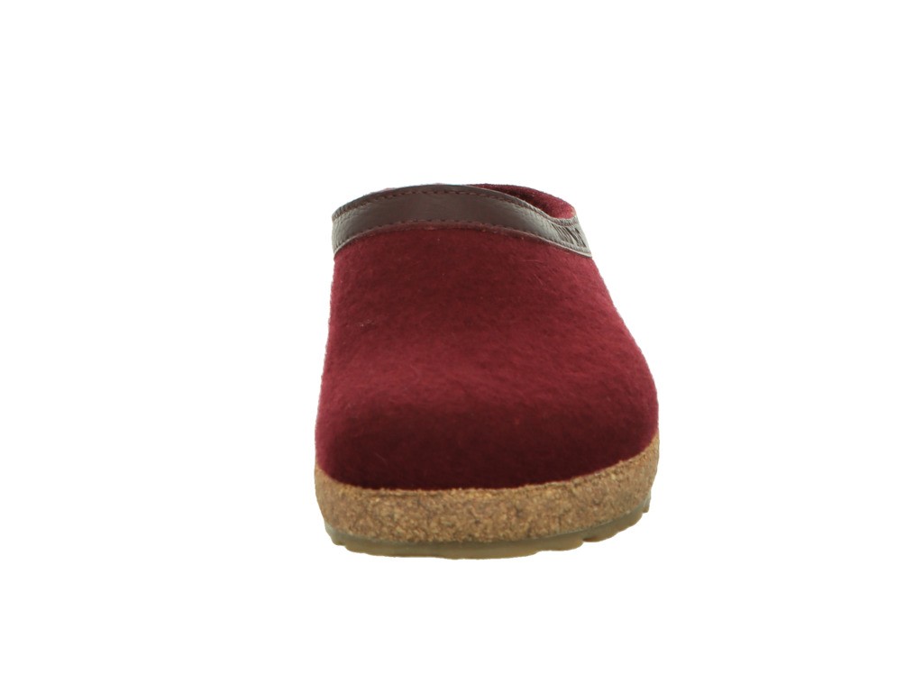 HAFLINGER Hausschuhe rot Grizzly Torben