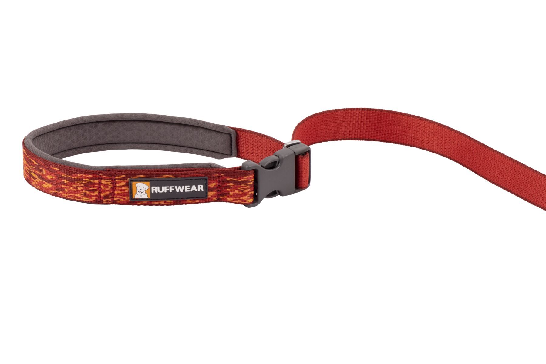 Ruffwear Hundeleinen Ruffwear Flat Out™ Leine rot/ gelb