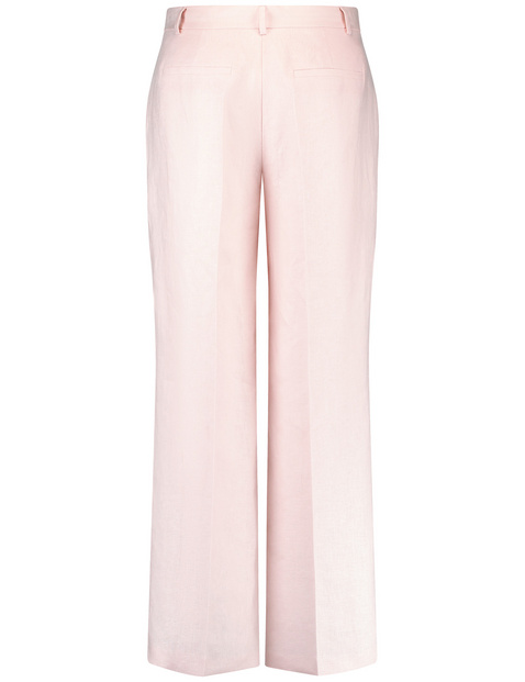 Leinenhose mit Bügelfalten