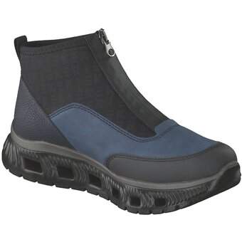 Rieker Sneaker Bootie in schwarz
