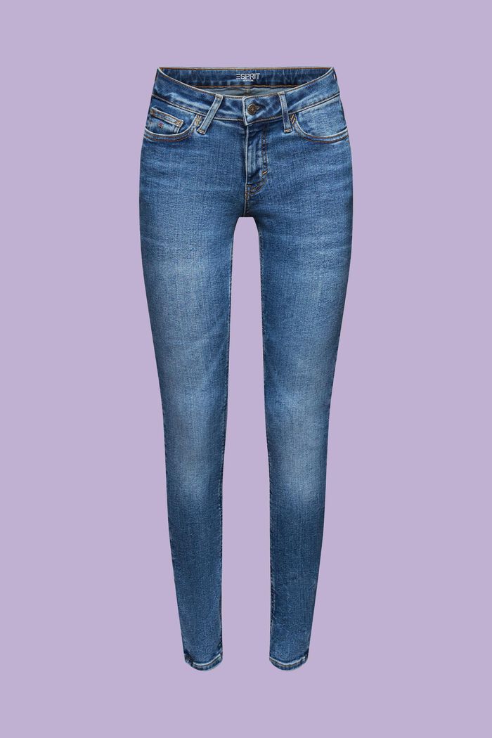 Skinny Jeans mit mittlerer Bundhöhe