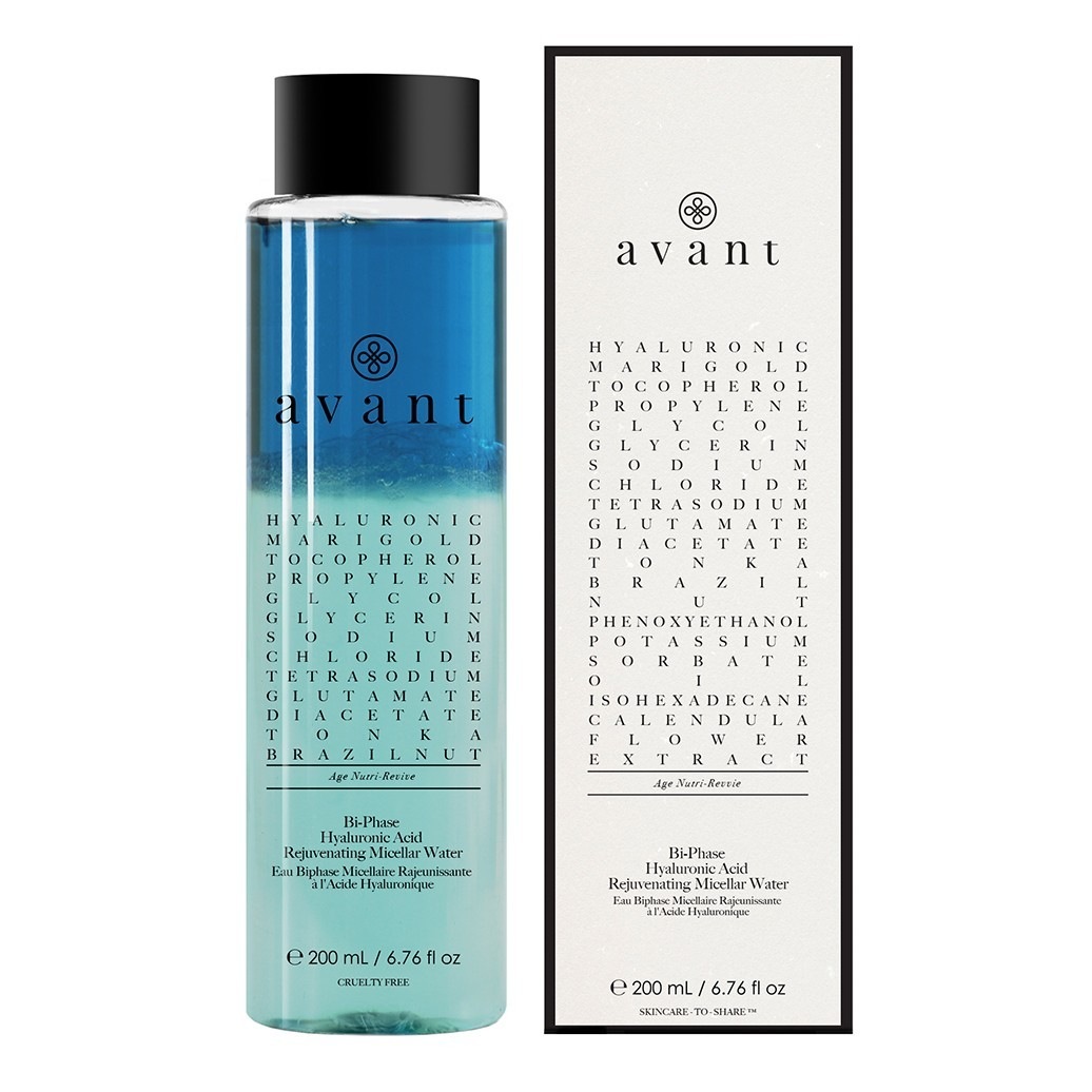 Avant Skincare Odmładzająca woda dwufazowa z kwasem hialuronowym