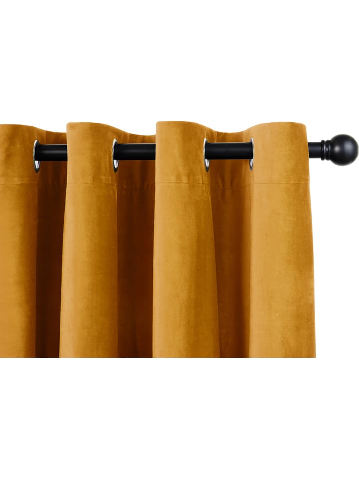 Lifa Living Ösenvorhang in Ocker günstig kaufen 150x250 cm